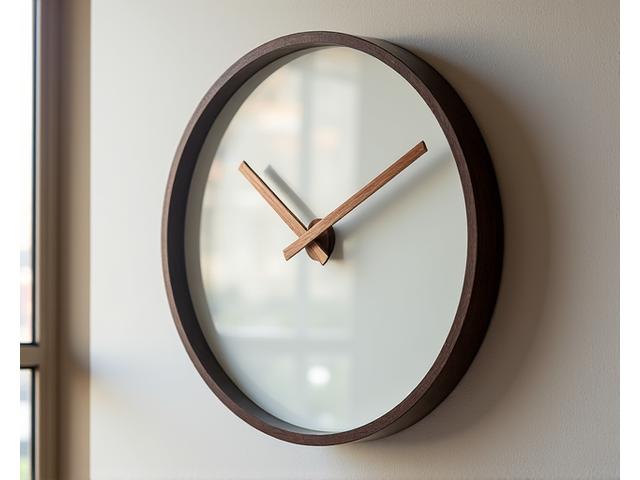 Horloge murale sur mesure, design moderne minimaliste